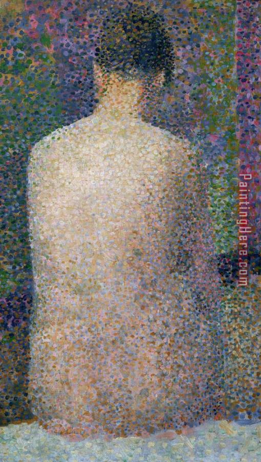 Georges Pierre Seurat Model From The Back